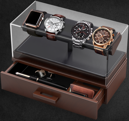 Watch display 2024 case mens